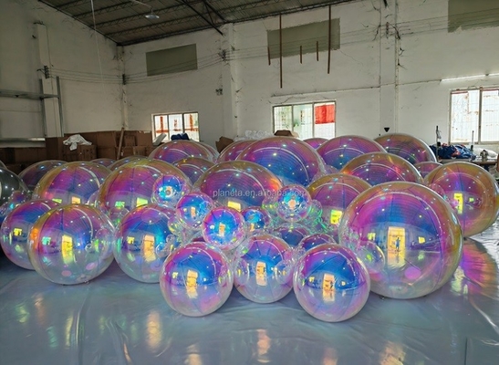 डबल लेयर पीवीसी विशाल दर्पण गेंद inflatable गोलाकार गुब्बारे दर्पण गेंदों बिक्री के लिए