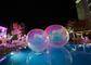 कस्टम आकार चकाचौंध रंग विशाल पीवीसी फ्लोटिंग हैंगिंग चिंतनशील Inflatable दर्पण गेंद पार्टी इवेंट सजावट के लिए