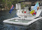 यॉट / नाव के लिए नेट के साथ कस्टम आकार रंग अवकाश अस्थायी महासागर Inflatable सागर जेलिफ़िश स्विमिंग पूल