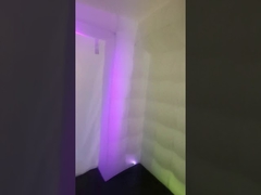 योग व्यायाम के लिए एलईडी लाइट इन्फ्लेटेबल स्क्वायर विज्ञापन तम्बू