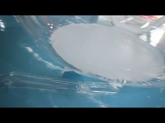 साफ पीवीसी 4 मीटर एकल सुरंग ब्लोअर के साथ inflatable बुलबुला तम्बू