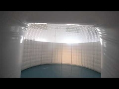 3.8 मीटर ऊँचाई प्लेटो व्यापार शो के लिए inflatable igloo Marquee