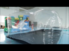 फिल्टर के साथ इनडोर पारदर्शी inflatable कार कैप्सूल कवर टेंट