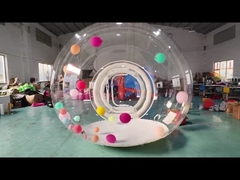 आउटडोर ब्लो अप पार्टी क्लियर इन्फ्लेटेबल बबल हाउस पारदर्शी बैलून हाउस डोम टेंट