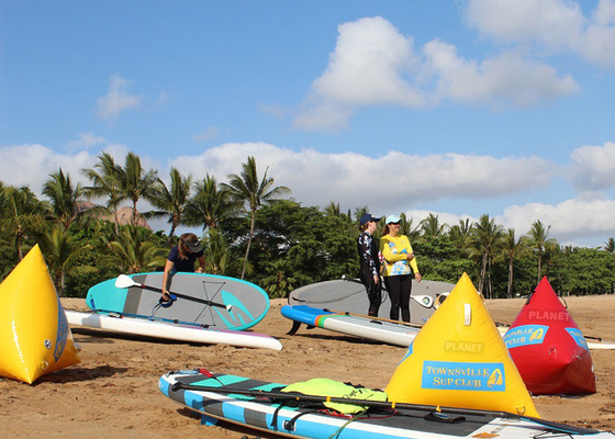 Custom Sealed Floating Triathlon Inflatable AdvertisingWater Buoy Marking Buoys