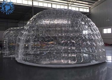 मोबाइल होटल / स्पष्ट इग्लू तम्बू के लिए आउटडोर पारदर्शी Inflatable डोम तम्बू