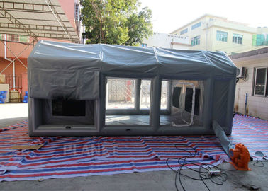 पीवीसी तिरपाल आउटडोर Inflatable स्प्रे बूथ गेराज तम्बू अनुकूलित आकार