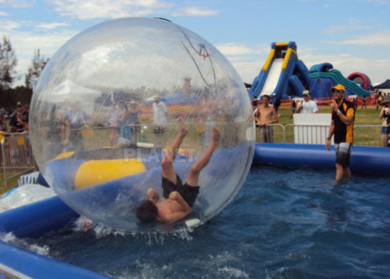 2M पारदर्शी Inflatable पानी का खेल ज़ोरब चलना बॉल