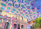विशाल पीवीसी चमकदार फ्लोटिंग इन्फ्लैटेबल रंगीन मिरर बॉल सजावटी इन्फ्लैटेबल इंद्रधनुष मिरर बॉल्स
