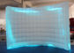 रंगीन एलईडी लाइट के साथ बड़े सफेद Inflatable फोटो बूथ घुमावदार आकृति