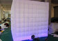 2.5 एम एलईडी Inflatable फोटो बूथ एक दरवाजा रंग बदलने प्रकाश के साथ