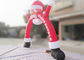 सांता क्लॉज क्रिसमस इन्फ्लेटेबल आर्कवे 210 डी ऑक्सफोर्ड क्लॉथ फॉर आउटडोर इवेंट