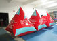 सुरक्षा लाल पिरामिड Inflatable पानी Buoy मार्करों अनुकूलित आकार EN14960 स्वीकृत
