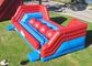 लाल बॉल्स Inflatable खेल खेल इंटरएक्टिव बाधा कोर्स मिटा