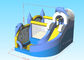 CYMK बच्चे Inflatable उछाल हाउस डॉल्फिन स्लाइड जंपिंग कैसल