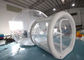 आउटडोर पारदर्शी बड़े inflatable बुलबुला डेरा डाले हुए तम्बू एकल सुरंग inflatable बुलबुला घर डेरा डाले हुए ग्लोब तम्बू