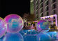 सजावट के लिए चकाचौंध रंग चिंतनशील पीवीसी Inflatable दर्पण गेंद