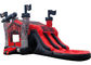बच्चों जम्पर बाउंसर हाउस Inflatable समुद्री डाकू जहाज बाउंसर स्लाइड Inflatable कूदते उछालभरी कैसल स्लाइड कॉम्बो
