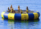 कस्टम 1000D DWF पानी के खिलौने एक्वा कूदो Inflatable पानी Trampoline / अस्थायी पानी Trampoline