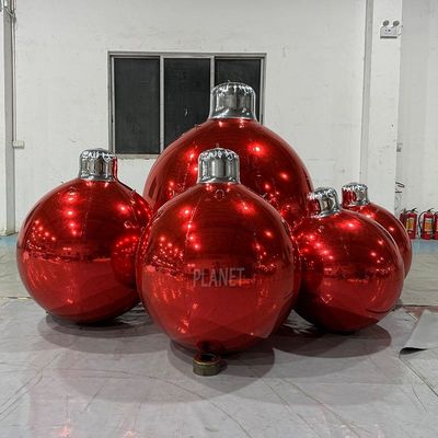 quality विशाल Xmas inflatable क्रिसमस बॉल गहने दर्पण गेंद लटकन inflatable दर्पण प्रभाव गहने गेंदों factory